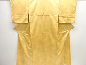 貝桶に菊模様織り出し付け下げ色無地着物